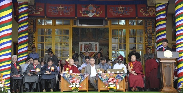藏人行政中央司政在達賴喇嘛尊者79華誕慶典上發表講話 照片/DIIR