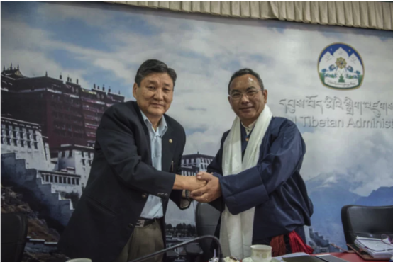 外交与新闻部助理秘书长次旺嘉博·阿热亚先生被委任为新闻处秘书长 照片/Tenzin Jigme／CTA