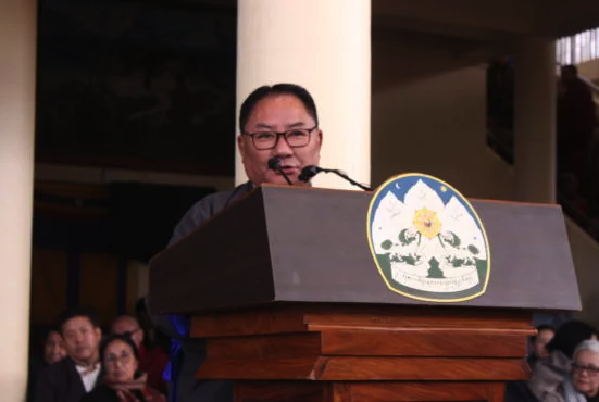 西藏人民议会议长白玛炯乃在达赖喇嘛尊者荣获诺贝尔和平奖三十周年庆典上发表讲话