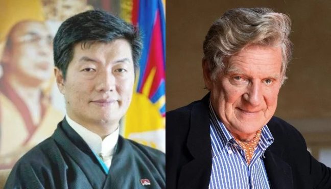 司政洛桑森格致函祝贺罗伯特·瑟曼教授获颁“莲花勋士”勋章