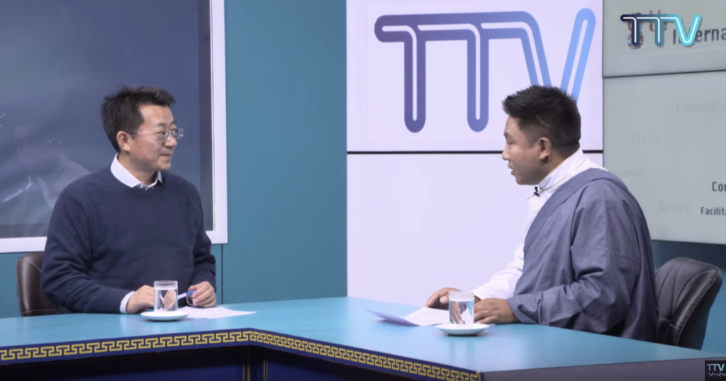 专访文章：台湾民主基金会执行长廖福特谈香港、西藏和台湾的民主与自由 照片/视频截图