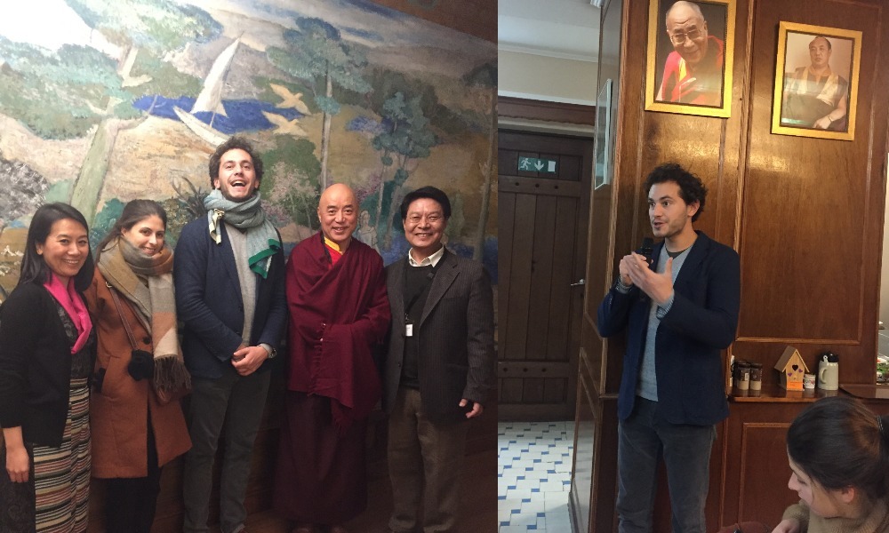 比利时国会议员塞缪尔·科葛拉提与代表扎西平措等在布鲁塞尔举行的活动上 照片/资料图片