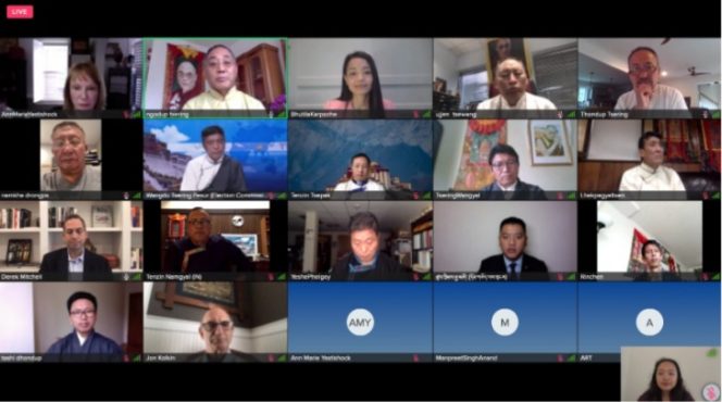 驻北美办事处举办的网络庆祝西藏民主六十周年活动 照片/驻北美办事处提供