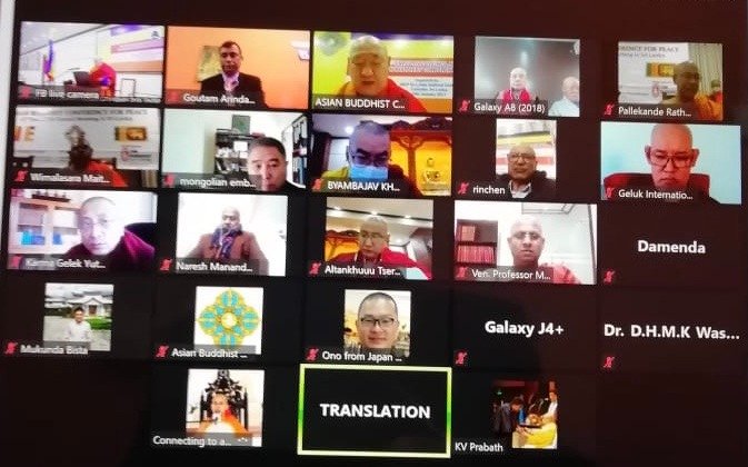 亚洲佛教徒和平会议于1月14日在斯里兰卡举行的第十三届执行理事会会议 照片/宗教部提供