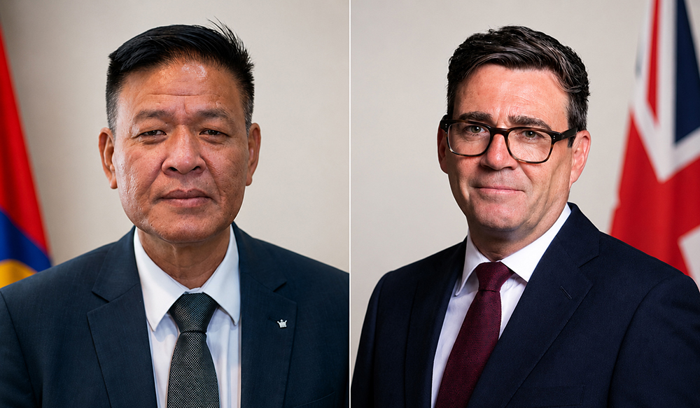 司政边巴次仁致函祝贺英国新任首相安迪·伯纳姆