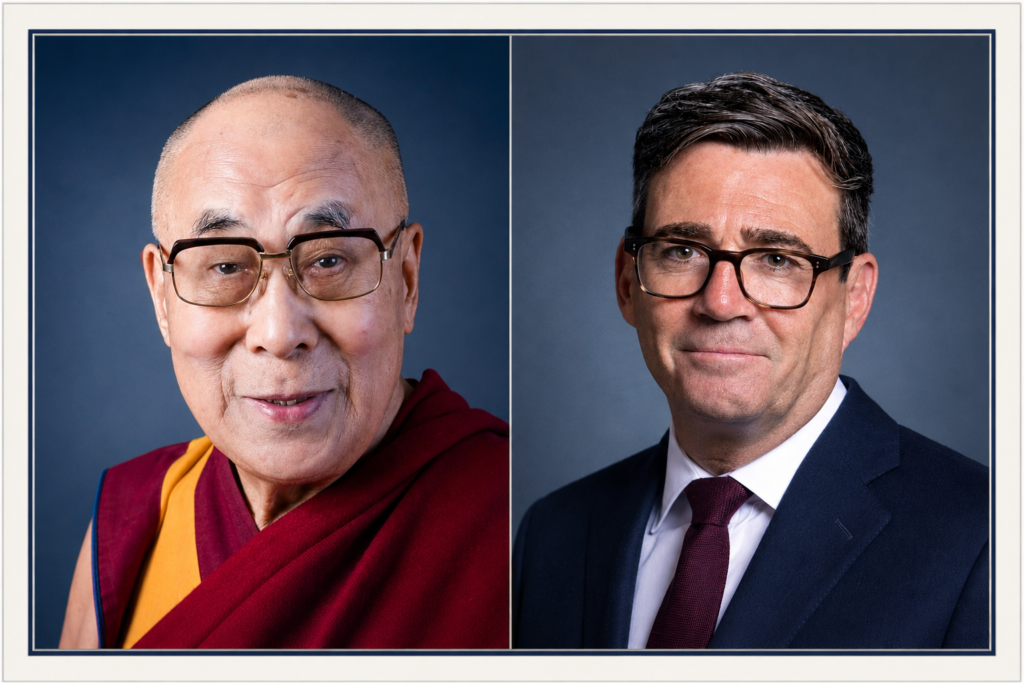 达赖喇嘛尊者致函祝贺安迪・伯纳姆就任英国首相