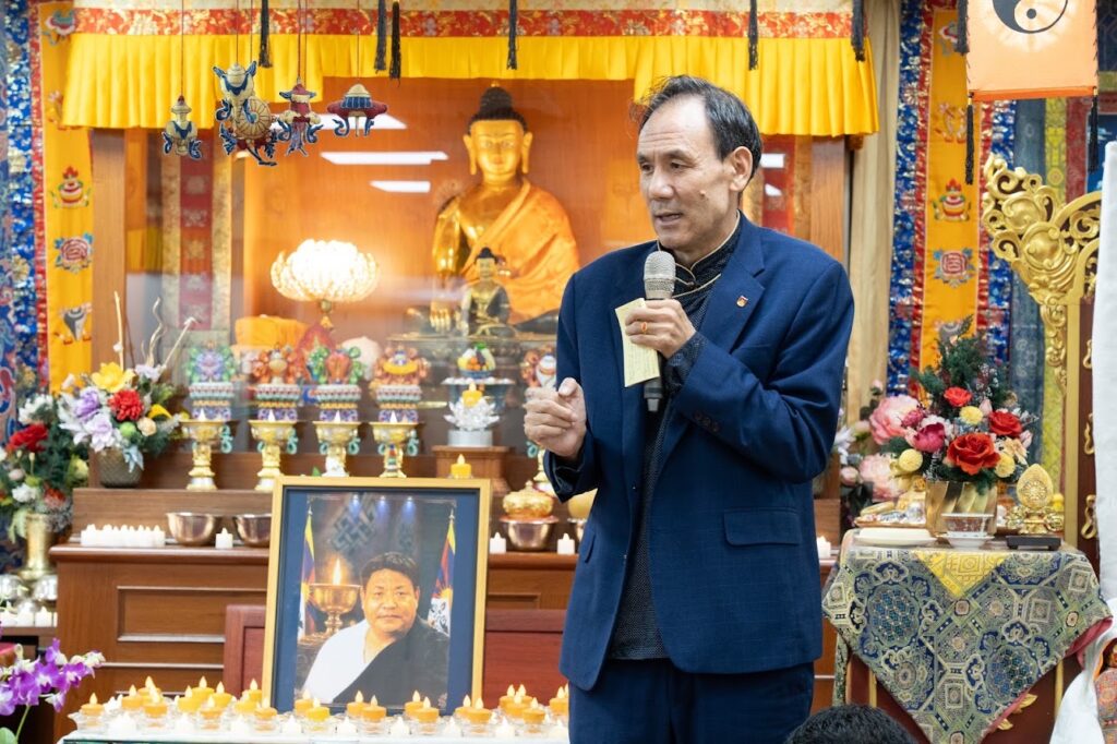 台湾藏人社区举办图伯特英烈洛嘎让赞七七四十九日追思祈福法会